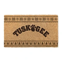 Tuskegee Golden Tigers 18" x 30" Holiday Coir Doormat