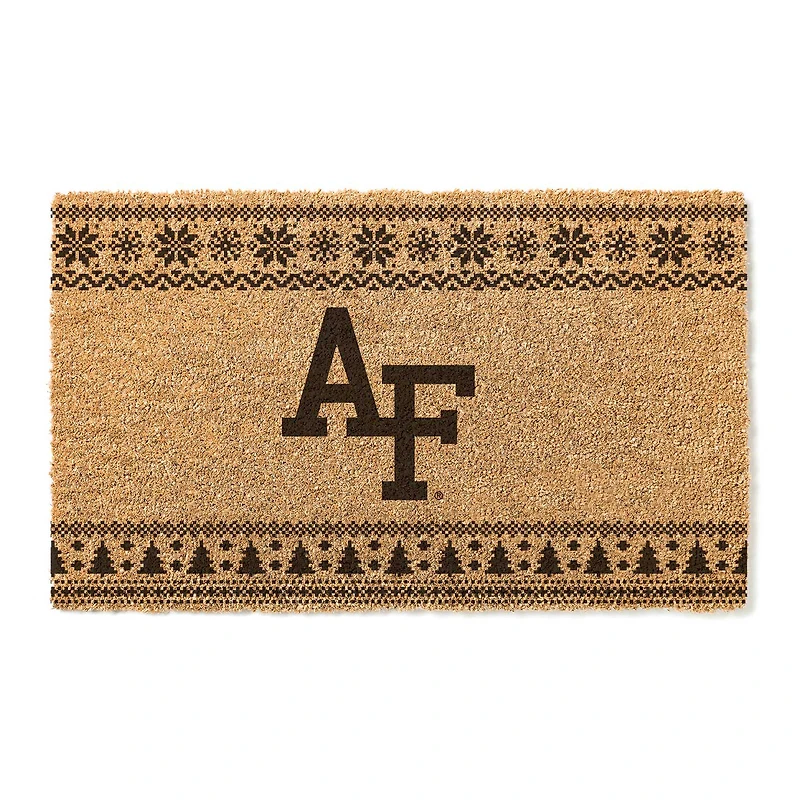 Air Force Falcons 18" x 30" Holiday Coir Doormat