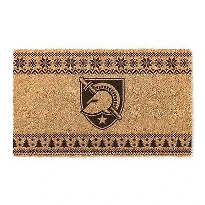 Army Black Knights 18" x 30" Holiday Coir Doormat