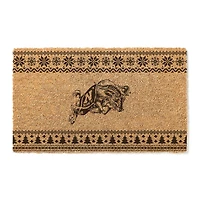 Navy Midshipmen 18" x 30" Holiday Coir Doormat