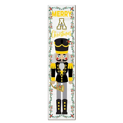 Appalachian State Mountaineers 11" x 46" Nutcracker Holiday Leaner Sign