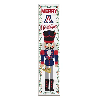 Arizona Wildcats 11" x 46" Nutcracker Holiday Leaner Sign