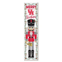 Houston Cougars 11" x 46" Nutcracker Holiday Leaner Sign