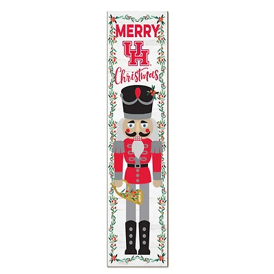 Houston Cougars 11" x 46" Nutcracker Holiday Leaner Sign