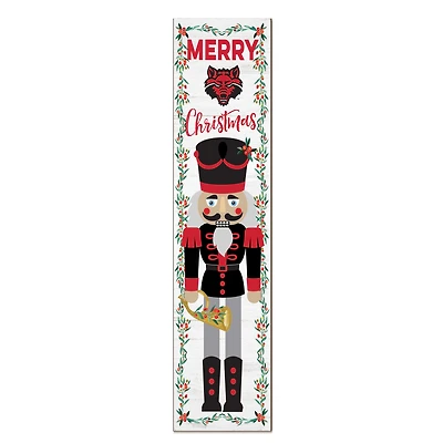 Arkansas State Red Wolves 11" x 46" Nutcracker Holiday Leaner Sign