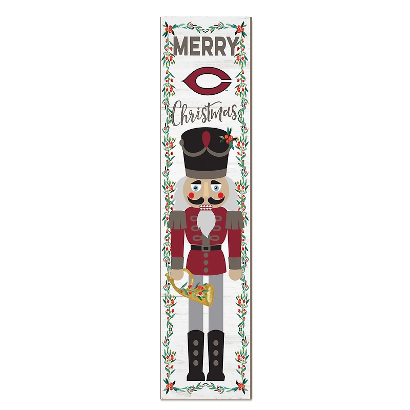 UChicago Maroons 11" x 46" Nutcracker Holiday Leaner Sign