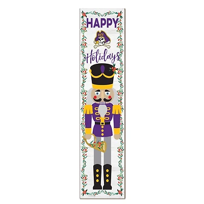 ECU Pirates 11" x 46" Nutcracker Holiday Leaner Sign