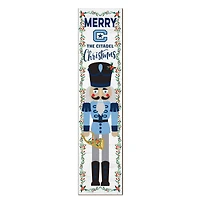Citadel Bulldogs 11" x 46" Nutcracker Holiday Leaner Sign