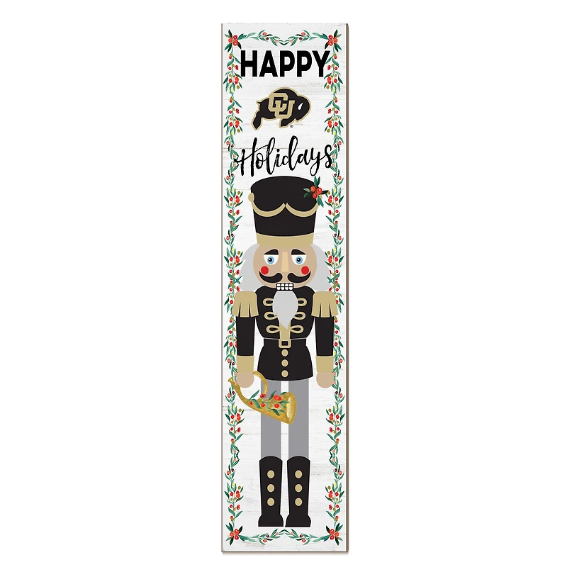 Colorado Buffaloes 11" x 46" Nutcracker Holiday Leaner Sign