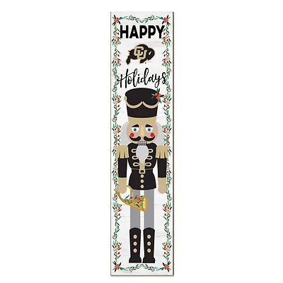 Colorado Buffaloes 11" x 46" Nutcracker Holiday Leaner Sign
