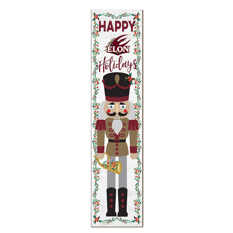 Elon Phoenix 11" x 46" Nutcracker Holiday Leaner Sign
