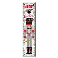 Clark Atlanta University Panthers 11" x 46" Nutcracker Holiday Leaner Sign