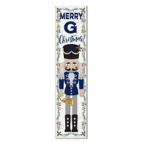 Georgetown Hoyas 11" x 46" Nutcracker Holiday Leaner Sign