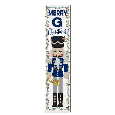 Georgetown Hoyas 11" x 46" Nutcracker Holiday Leaner Sign