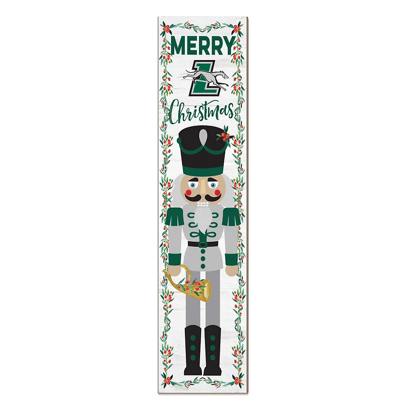 Loyola Greyhounds 11" x 46" Nutcracker Holiday Leaner Sign