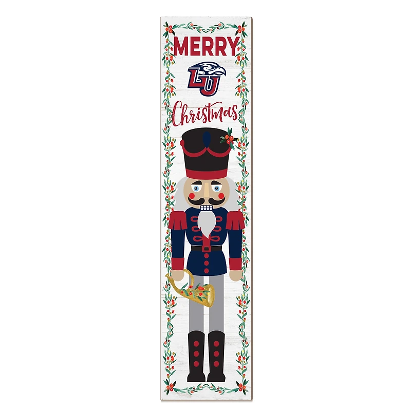 Liberty Flames 11" x 46" Nutcracker Holiday Leaner Sign