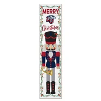 Liberty Flames 11" x 46" Nutcracker Holiday Leaner Sign
