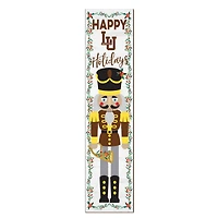 Lehigh Mountain Hawks 11" x 46" Nutcracker Holiday Leaner Sign