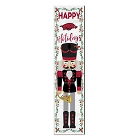 Arkansas Razorbacks 11" x 46" Nutcracker Holiday Leaner Sign