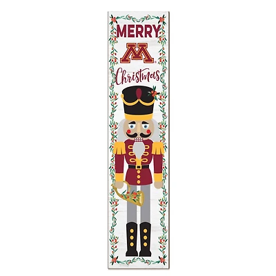 Minnesota Golden Gophers 11" x 46" Nutcracker Holiday Leaner Sign