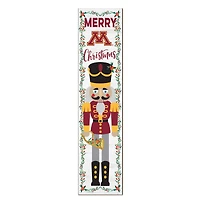 Minnesota Golden Gophers 11" x 46" Nutcracker Holiday Leaner Sign