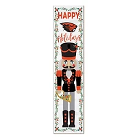 Oregon State Beavers 11" x 46" Nutcracker Holiday Leaner Sign