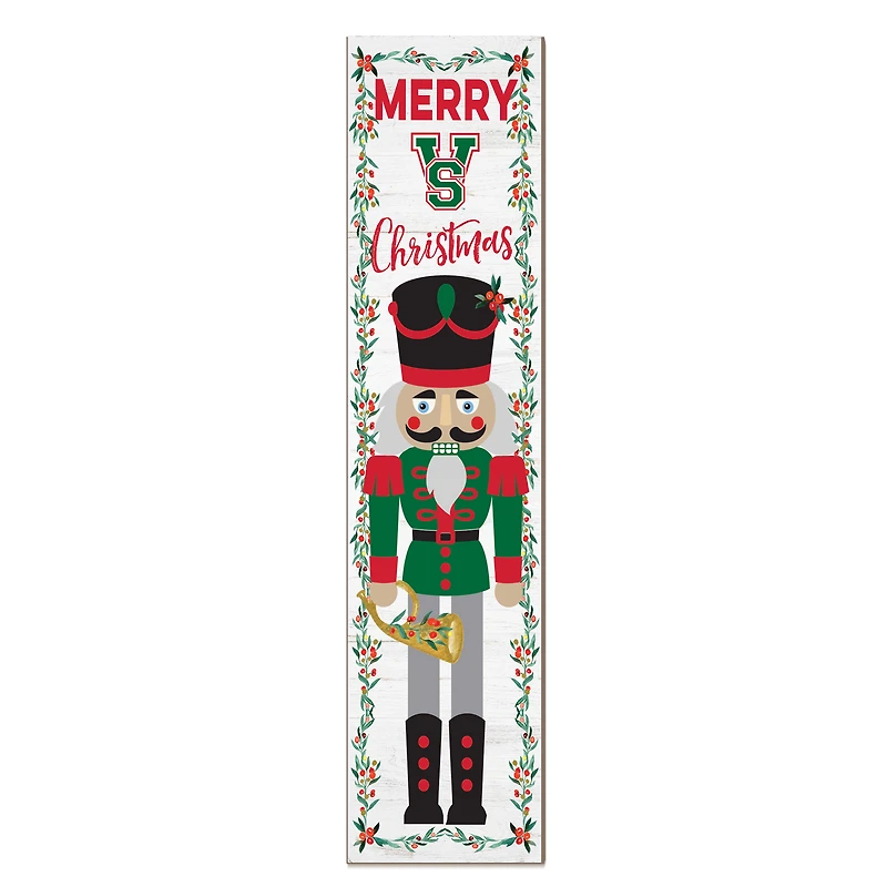 Mississippi Valley State Delta Devils 11" x 46" Nutcracker Holiday Leaner Sign