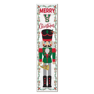 Mississippi Valley State Delta Devils 11" x 46" Nutcracker Holiday Leaner Sign