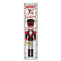 Northeastern Huskies 11" x 46" Nutcracker Holiday Leaner Sign