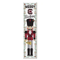 South Carolina Gamecocks 11" x 46" Nutcracker Holiday Leaner Sign