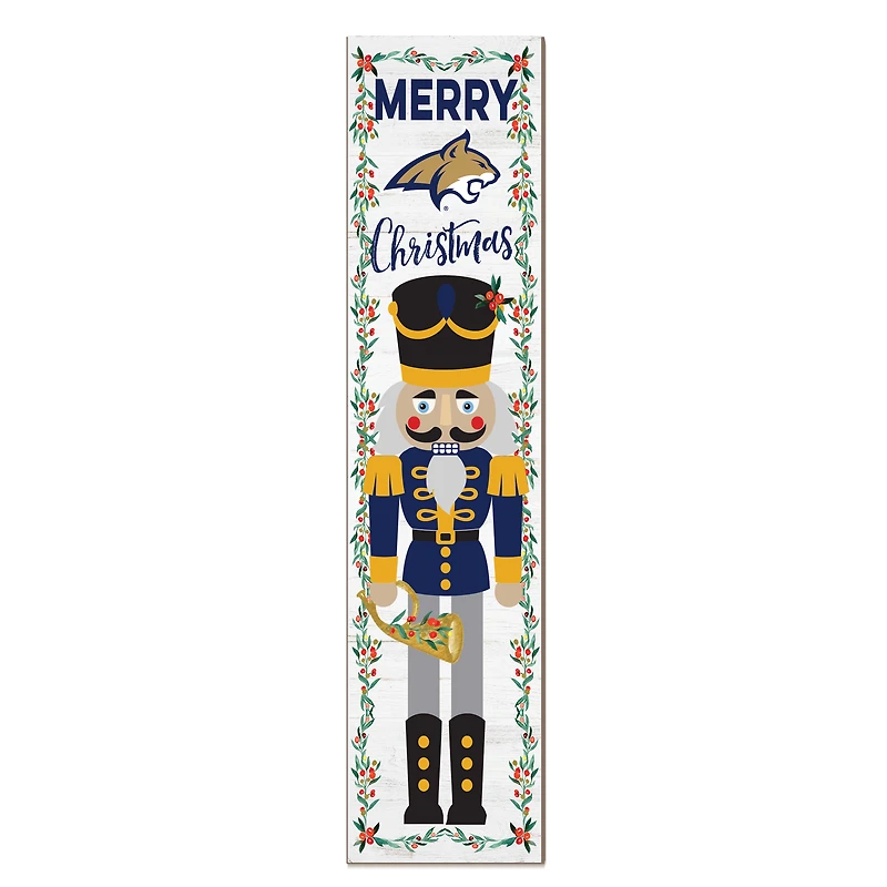 Montana State Bobcats 11" x 46" Nutcracker Holiday Leaner Sign