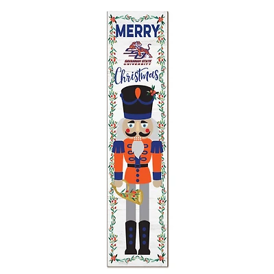Savannah State Tigers 11" x 46" Nutcracker Holiday Leaner Sign