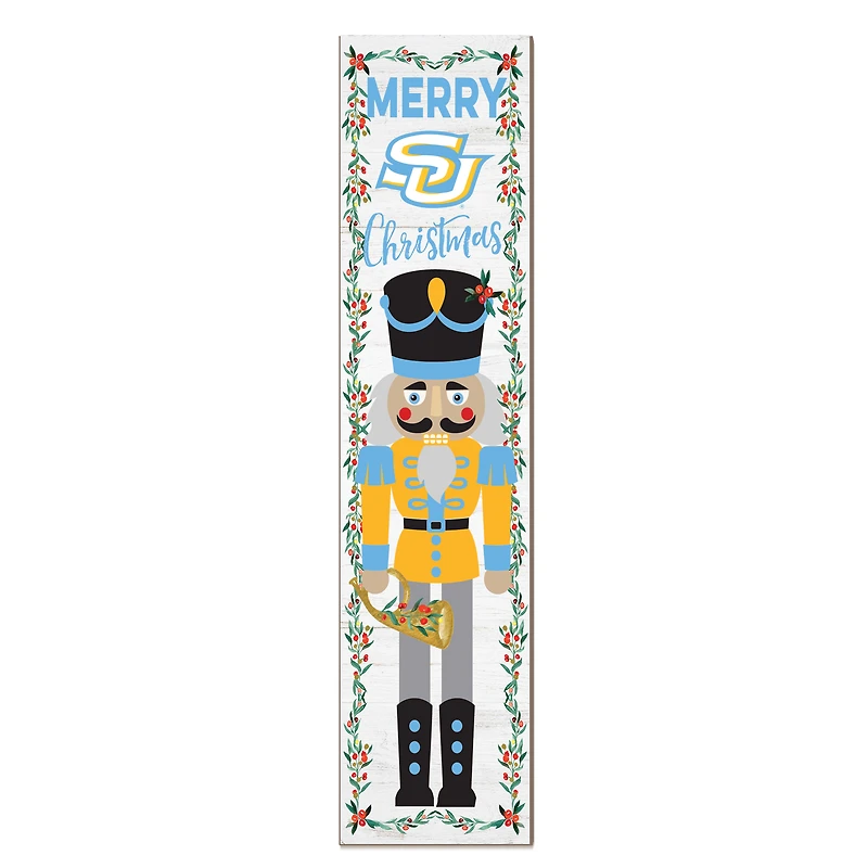 Southern University Jaguars 11" x 46" Nutcracker Holiday Leaner Sign