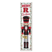 Rutgers Scarlet Knights 11" x 46" Nutcracker Holiday Leaner Sign