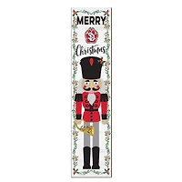 South Dakota Coyotes 11" x 46" Nutcracker Holiday Leaner Sign