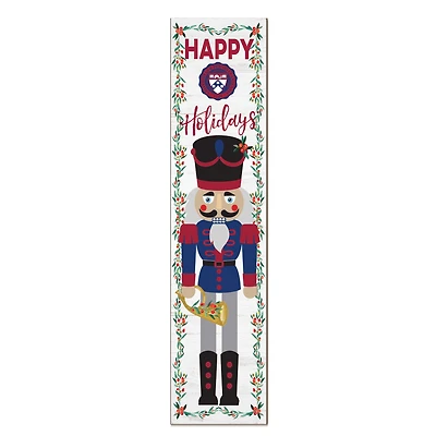 Pennsylvania Quakers 11" x 46" Nutcracker Holiday Leaner Sign