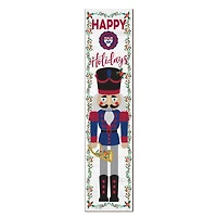 Pennsylvania Quakers 11" x 46" Nutcracker Holiday Leaner Sign