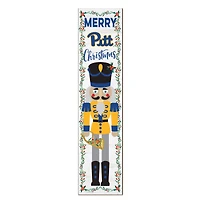 Pitt Panthers 11" x 46" Nutcracker Holiday Leaner Sign