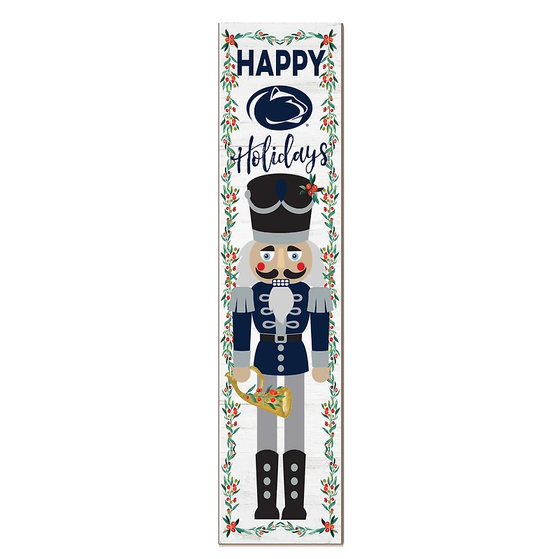 Penn State Nittany Lions 11" x 46" Nutcracker Holiday Leaner Sign