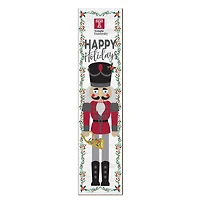 Temple Owls 11" x 46" Nutcracker Holiday Leaner Sign