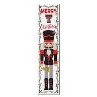 Texas Tech Red Raiders 11" x 46" Nutcracker Holiday Leaner Sign