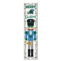 Tulane Green Wave 11" x 46" Nutcracker Holiday Leaner Sign