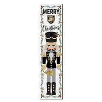 Army Black Knights 11" x 46" Nutcracker Holiday Leaner Sign