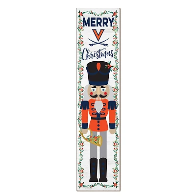 Virginia Cavaliers 11" x 46" Nutcracker Holiday Leaner Sign
