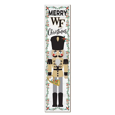 Wake Forest Demon Deacons 11" x 46" Nutcracker Holiday Leaner Sign