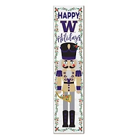 Washington Huskies 11" x 46" Nutcracker Holiday Leaner Sign