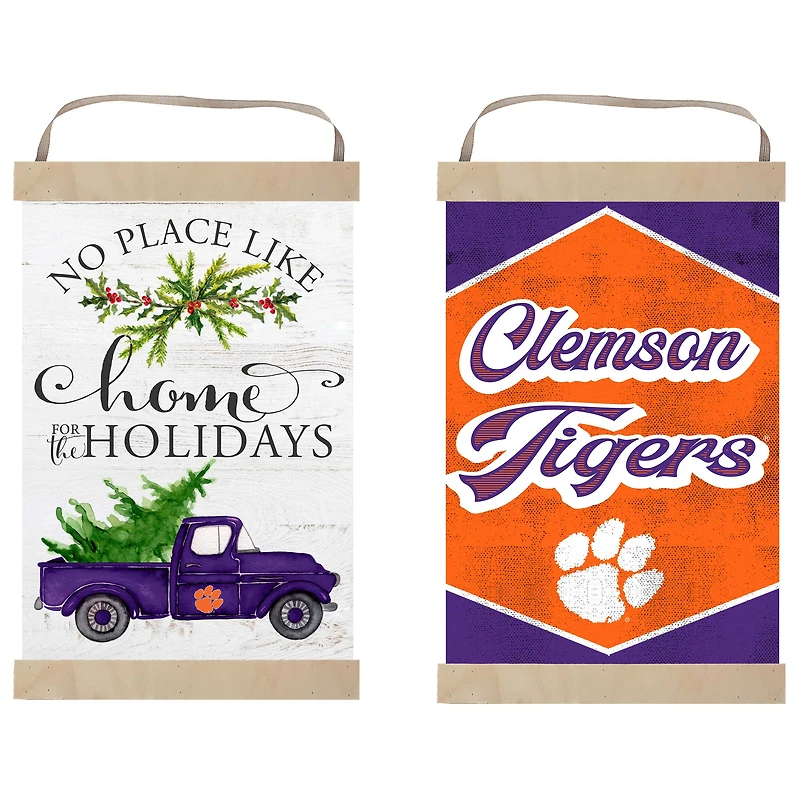 Clemson Tigers 12" x 20" Reversible Banner Sign