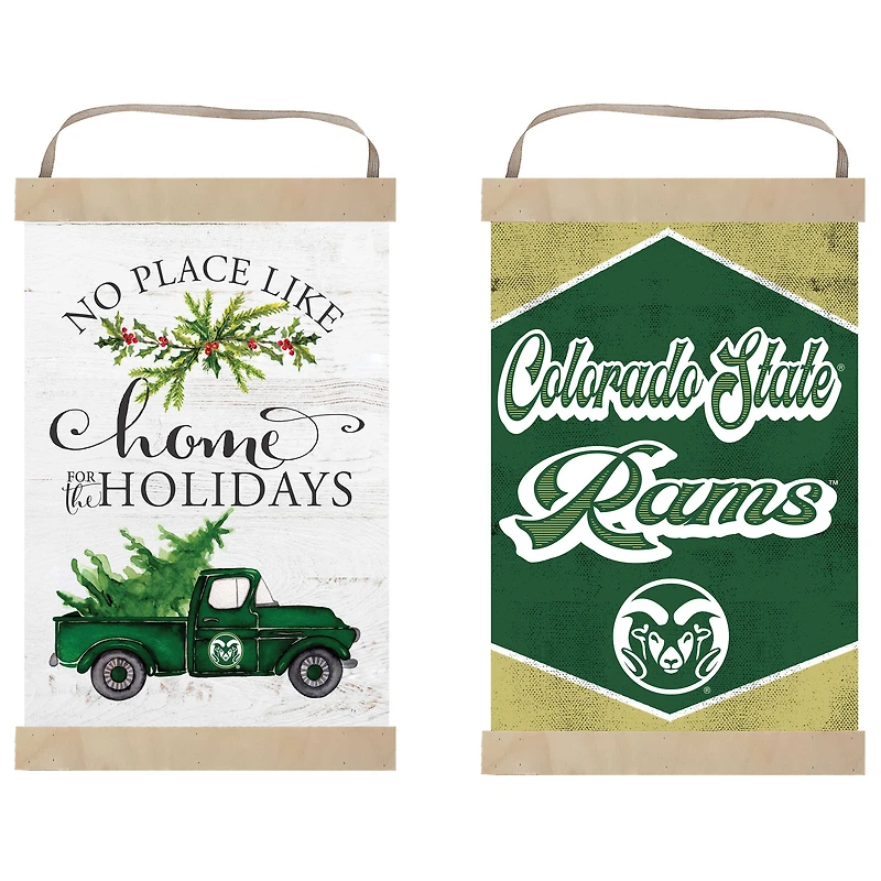 Colorado State Rams 12" x 20" Reversible Banner Sign
