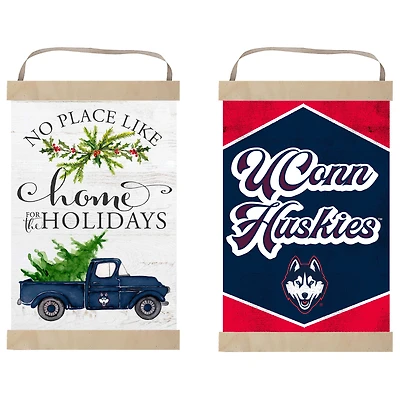 UConn Huskies 12" x 20" Reversible Banner Sign