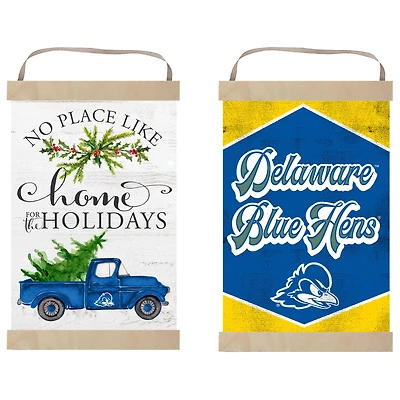 Delaware Fightin' Blue Hens 12" x 20" Reversible Banner Sign
